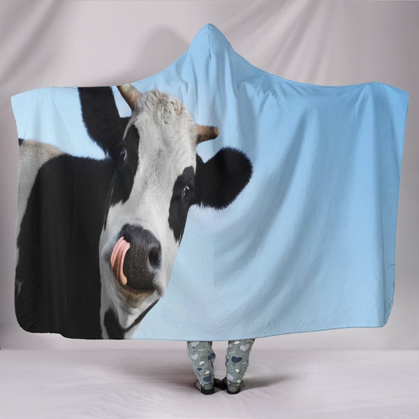 Cow Hooded Blanket