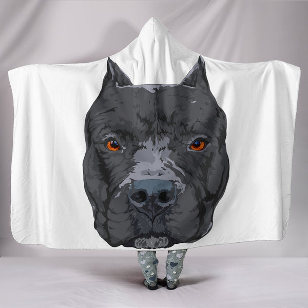 Pit Bull Hooded Blanket