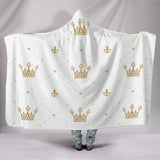 Golden Crown Hooded Blanket