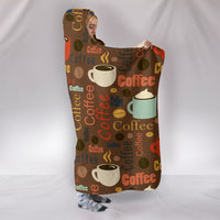 Coffee Hooded Blanket