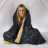 Spiderweb Hooded Blanket