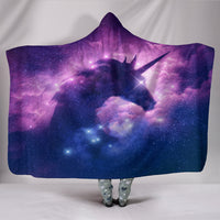 Cosmic Unicorn Hooded Blanket