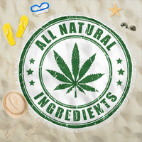 All Natural Ingredients Beach Blanket