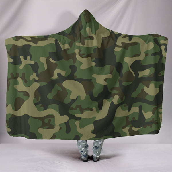 Camo Hooded Blanket