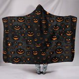 Scary Pumpkins Hooded Blanket