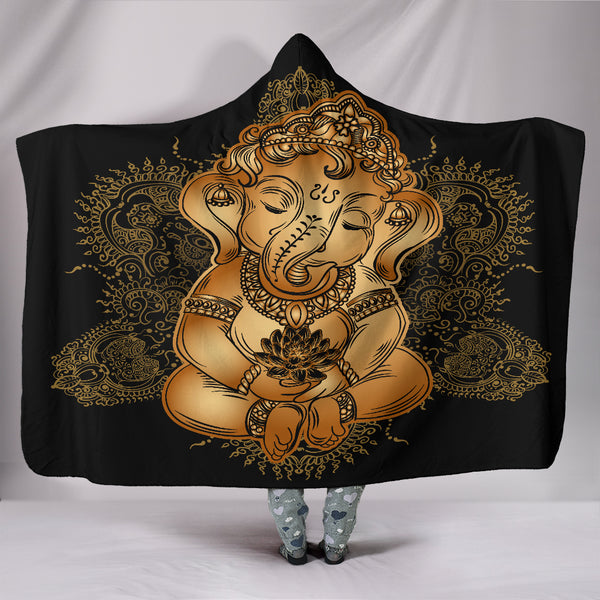 Baby Ganesha Hooded Blanket