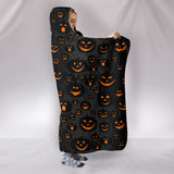 Scary Pumpkins Hooded Blanket