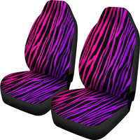 Rainbow Zebra Car Seat Covers