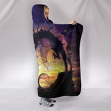 Dragon Sunset Hooded Blanket