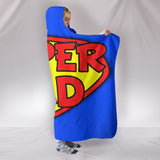 Super Dad Hooded Blanket