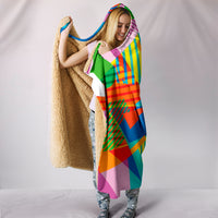 Retro Vintage 80's & 90's Fashion 2 Hooded Blanket