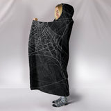 Spiderweb Hooded Blanket