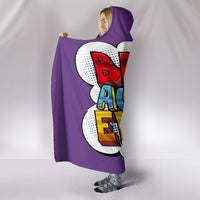 Best Aunty Ever Hooded Blanket - Purple