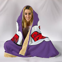 Best Aunty Ever Hooded Blanket - Purple