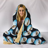 Trout Fishing Hooded Blanket